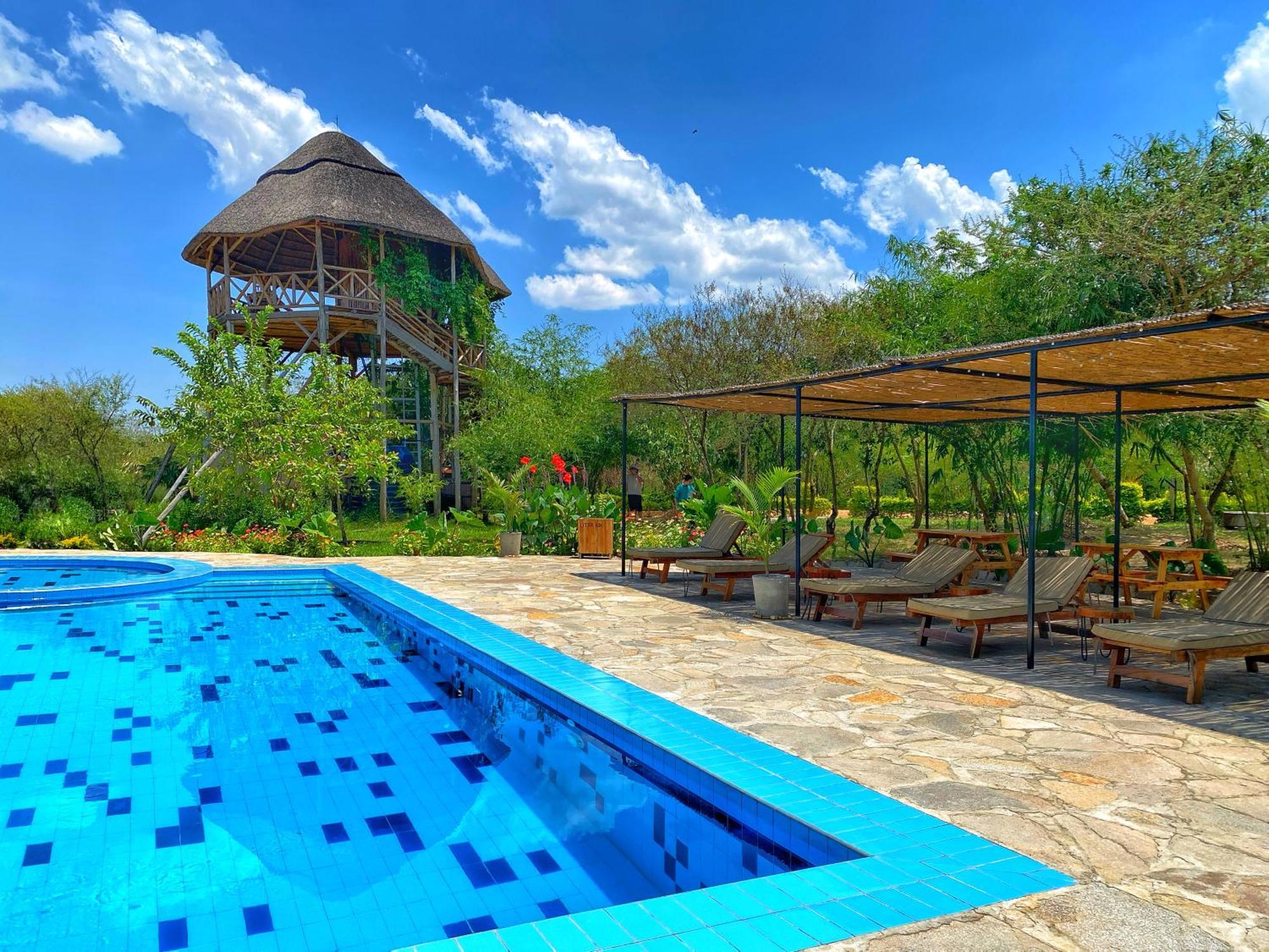 Murchison Falls Bamboo Village Paraa Екстериор снимка